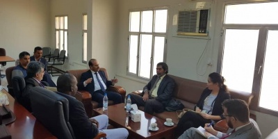 The Minister of Planning meets the Head of the Political Affairs Department in the Office of the UN Envoy to Yemen