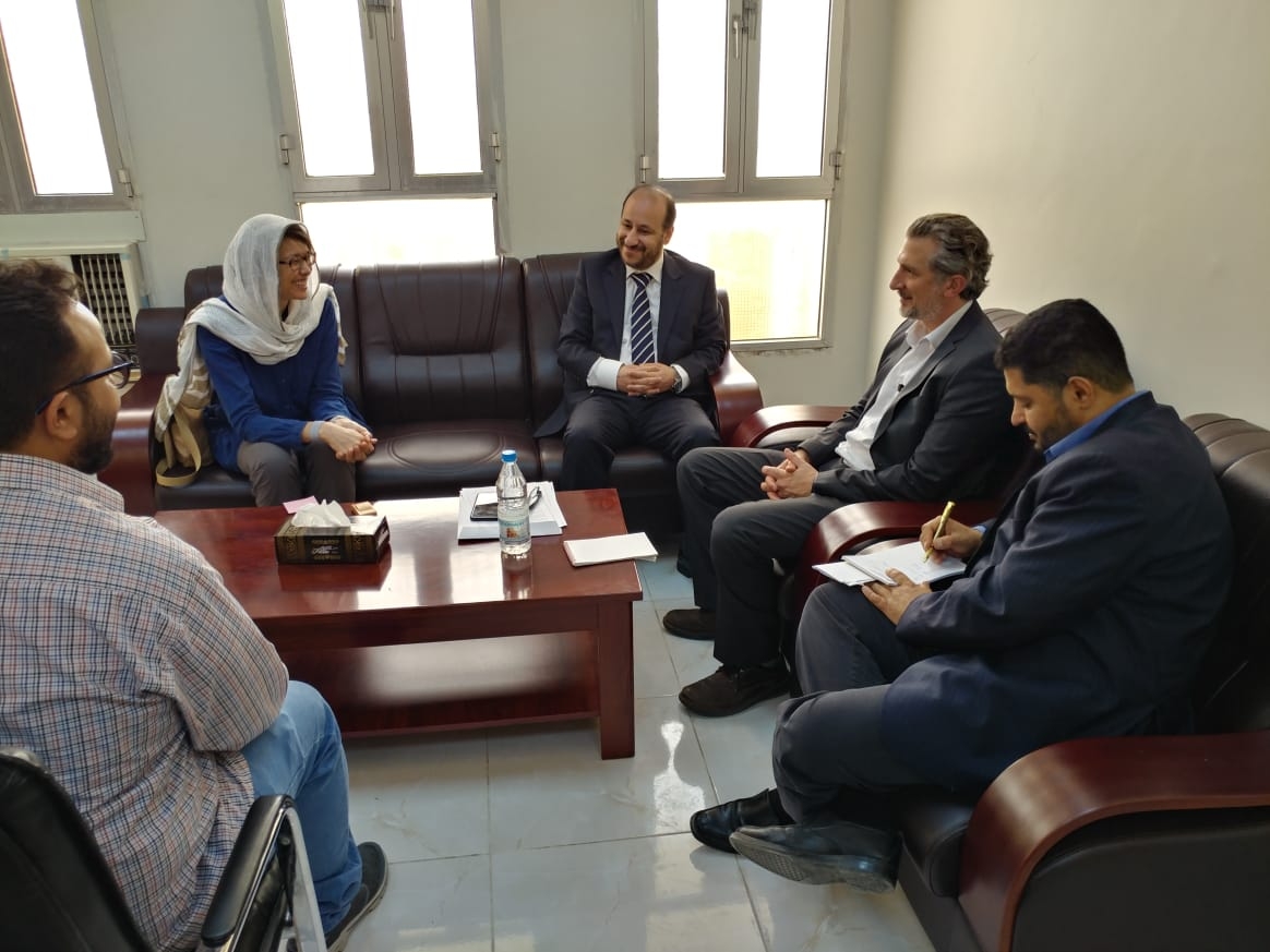 Minister of Planning Meets Doctors Without Borders and Director of OCHA Office in Aden