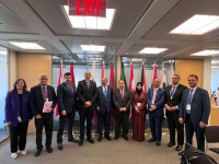 Yemeni delegation meets with the Director of the Arab Group at the International Monetary Fund