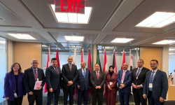 Yemeni delegation meets with the Director of the Arab Group at the International Monetary Fund