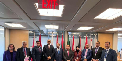 Yemeni delegation meets with the Director of the Arab Group at the International Monetary Fund