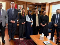 Planning Minister Discusses Strengthening Partnerships in Education and Capacity Building with Save the Children and AMIDEAST