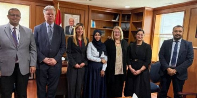 Planning Minister Discusses Strengthening Partnerships in Education and Capacity Building with Save the Children and AMIDEAST