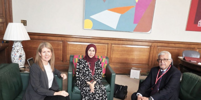 Minister of Planning Discusses Strengthening Partnership and Supporting the National Plan for Development and Stability with UK Minister of State