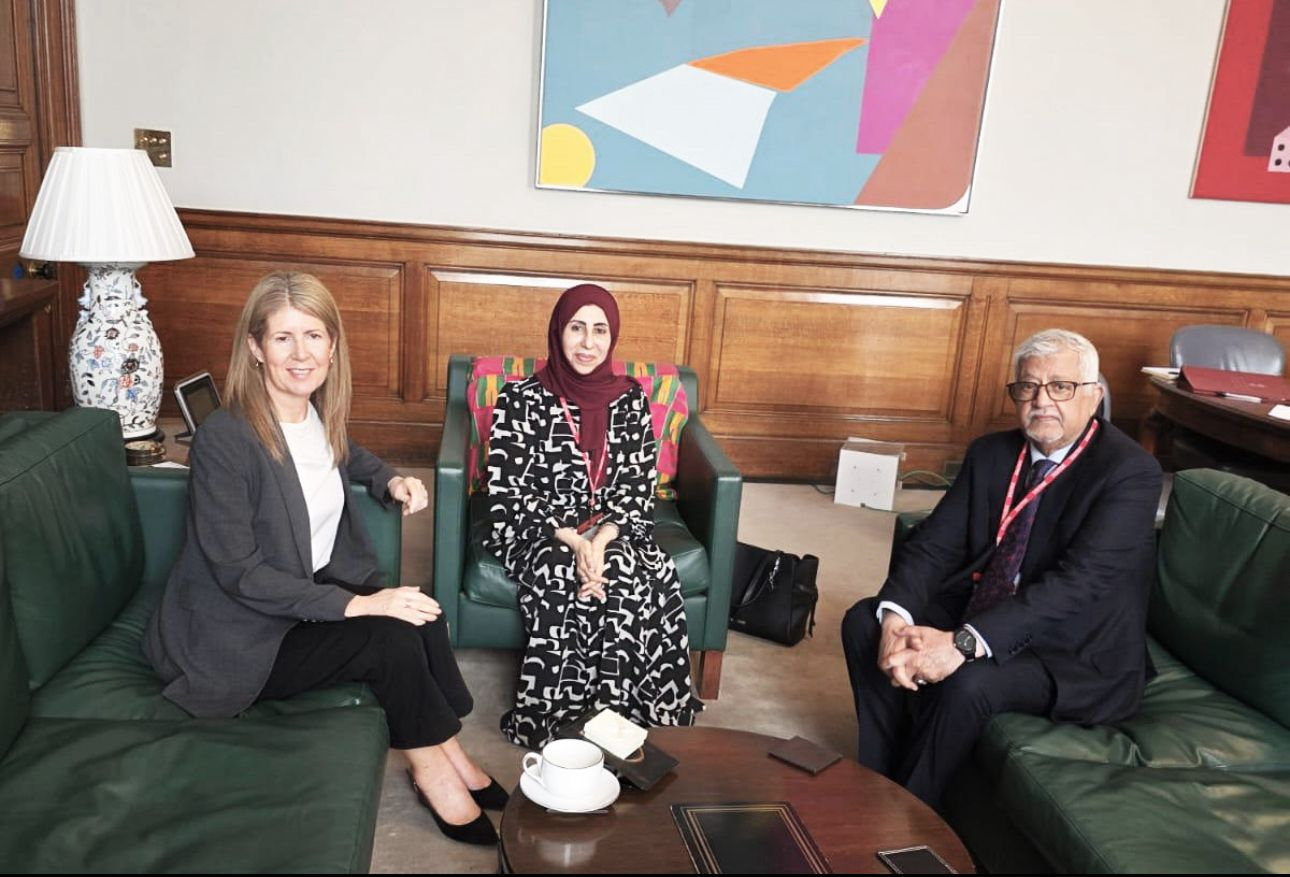 Minister of Planning Discusses Strengthening Partnership and Supporting the National Plan for Development and Stability with UK Minister of State