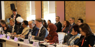 Minister of Planning takes part in two sessions on the sidelines of the Global Partnerships Conference in London