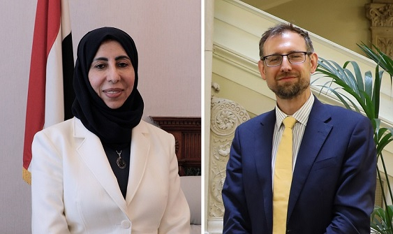 Minister for Planning and International Cooperation Discusses Strengthening Economic and Development Partnership with UK Foreign Office Official
