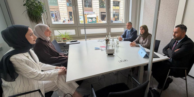 Planning Minister Discusses Strengthening Joint Cooperation with the Qatar Development Fund