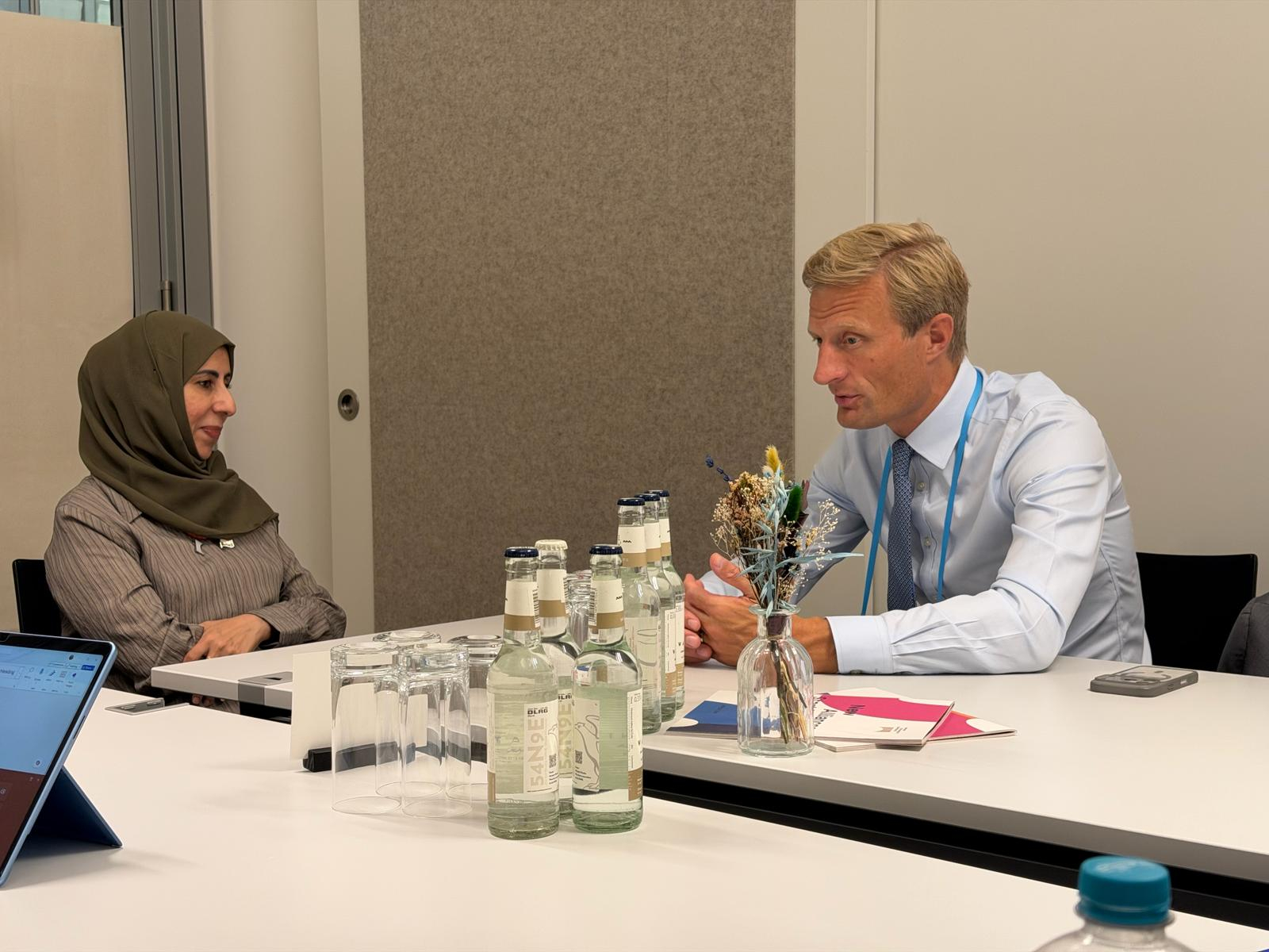 Minister of Planning meets with the Acting Executive Director of the World Food Programme