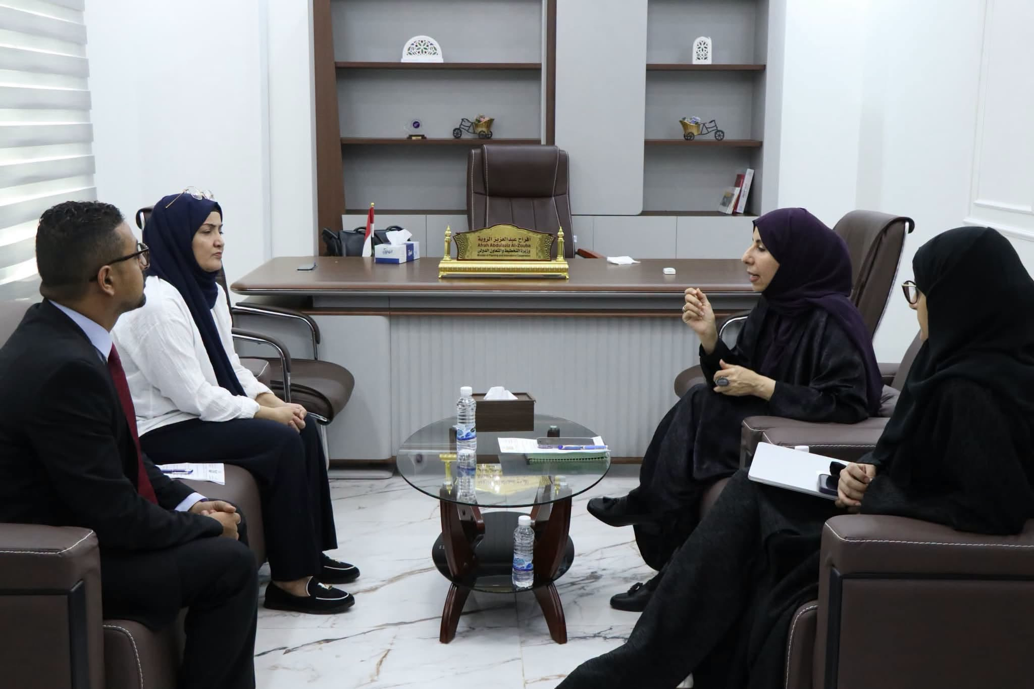 Ministers of Planning and Legal Affairs discuss coordination efforts between the two ministries to support institutional reform programmes